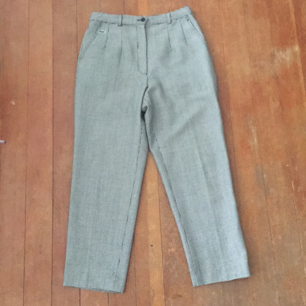 Vintage Lacoste checkered trouser pants